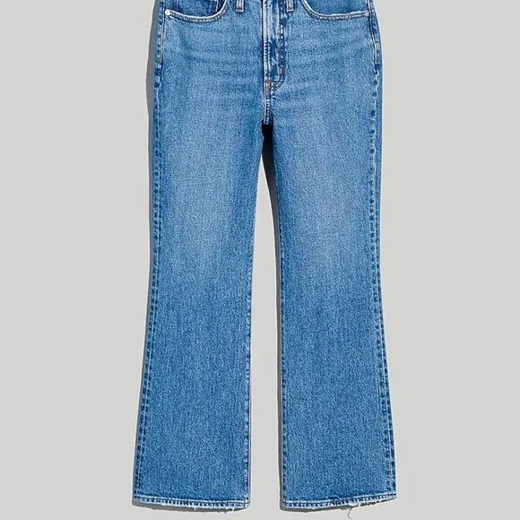 The Perfect Vintage Flare Crop Jean in Earlwood Wash 26 - Picture 6 of 7